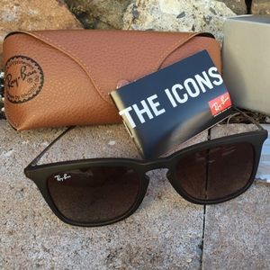 New Ray-Ban Erika Matte Sunglasses with case